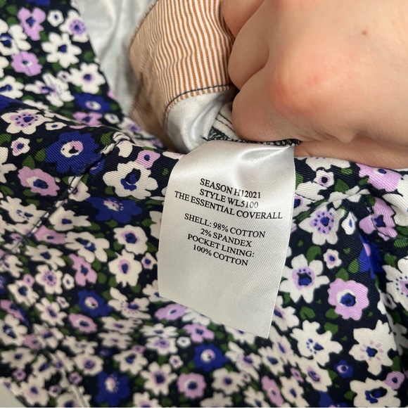 Wildfang The Essential Coveralls in Floral Print - Picture 8 of 9